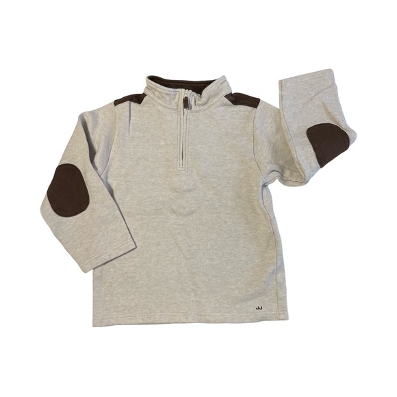 Janie and Jack Rugged Ranch Half-Zip Pullover Sweater 6 - Picture 1 of 2